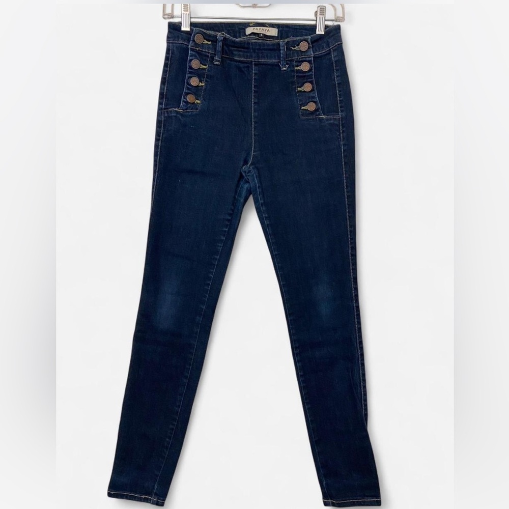 Papaya Dark Blue High Rise Jeans